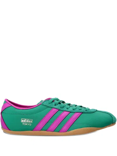 Adidas Originals Tokyo Suede Low-top Sneakers In Green