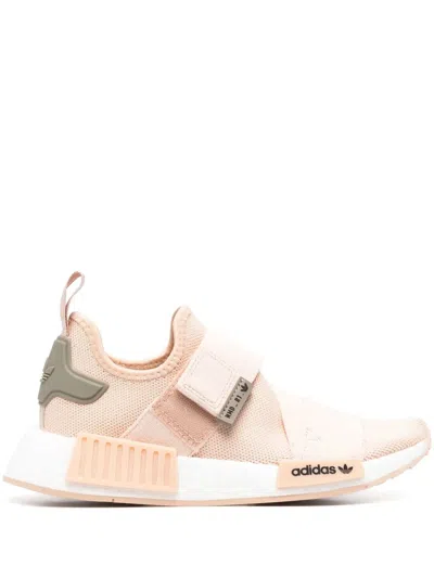 Adidas Originals Touch-strap Low-top Sneakers In Neutrals