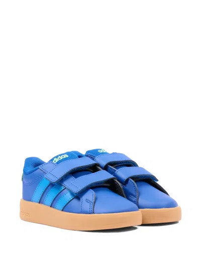 Adidas Originals Babies' Touch-strap Sneakers In Blue