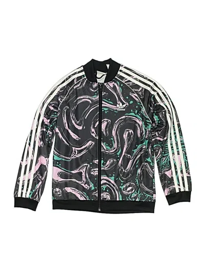 Pre-owned Adidas Originals Kids' Track Jacket In Black