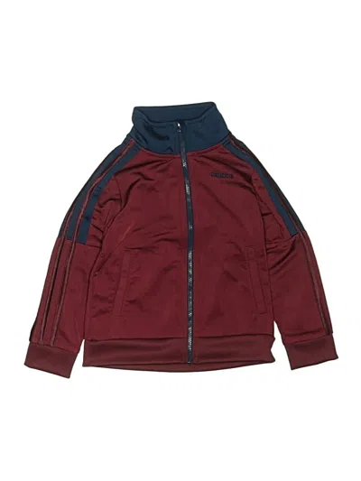 Pre-owned Adidas Originals Kids' Track Jacket In Burgundy
