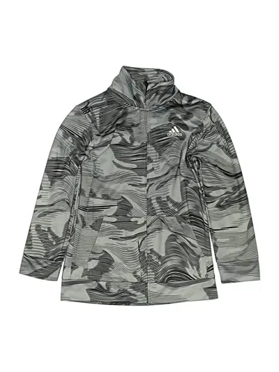 Pre-owned Adidas Originals Kids' Track Jacket In Gray