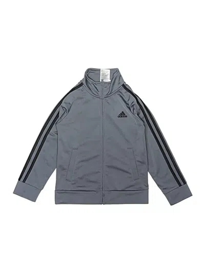Pre-owned Adidas Originals Kids' Track Jacket In Gray