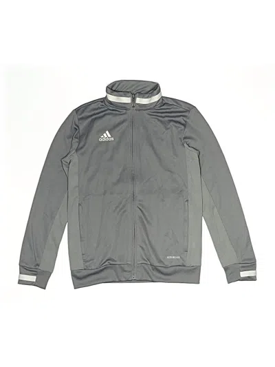 Pre-owned Adidas Originals Kids' Track Jacket In Gray