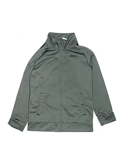Pre-owned Adidas Originals Kids' Track Jacket In Green