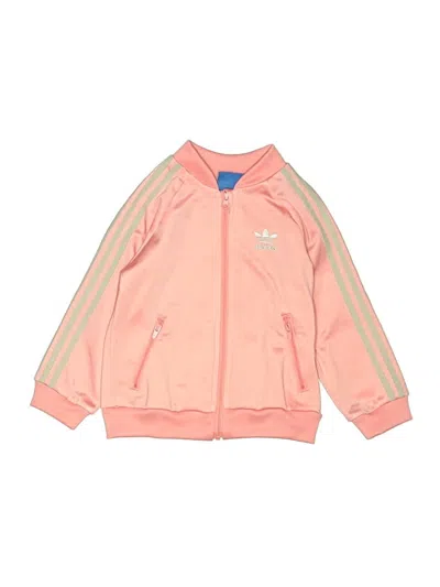Pre-owned Adidas Originals Kids' Track Jacket In Pink