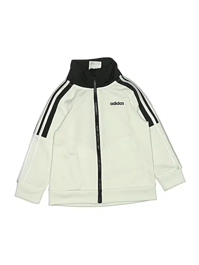 Pre-owned Adidas Originals Kids' Track Jacket In White