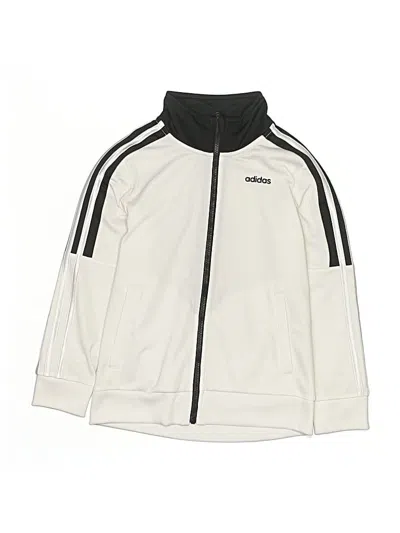 Pre-owned Adidas Originals Kids' Track Jacket In White