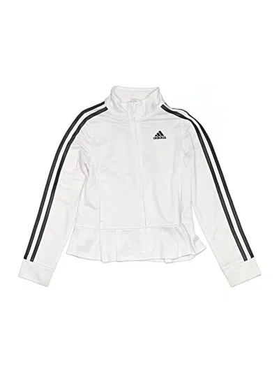 Pre-owned Adidas Originals Kids' Track Jacket In White