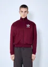 Adidas Originals Track Top In Burgundy