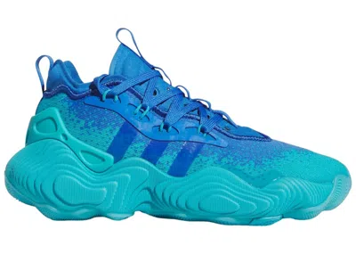 Pre-owned Adidas Originals Trae Young 3 Sneakers In Lucid Cyan/true Blue