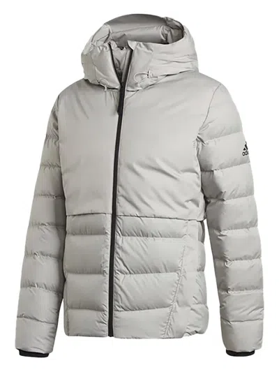 Adidas Originals Traveer Hooded Jacket In Gray