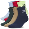 Adidas Originals Trefoil 6-pack Quarter Socks In Multi