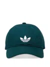 Adidas Originals Trefoil Adicolor Baseball Cap In Green