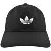 Adidas Originals Trefoil Baseball Cap Black In Black