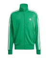 Adidas Originals Logo-embroidered Track Jacket In Green