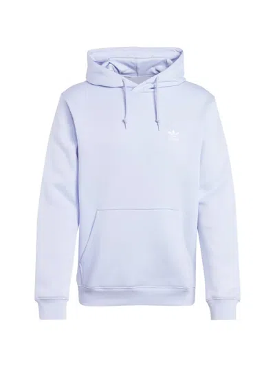 Adidas Originals Trefoil Essentials Hoodie In Blue