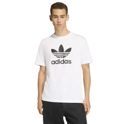 Adidas Originals Trefoil Essentials T-shirt In White