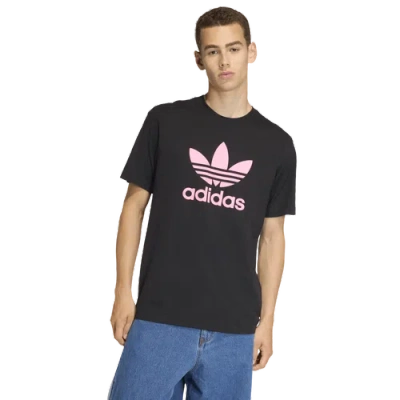Adidas Originals Trefoil Essentials T-shirt In Black