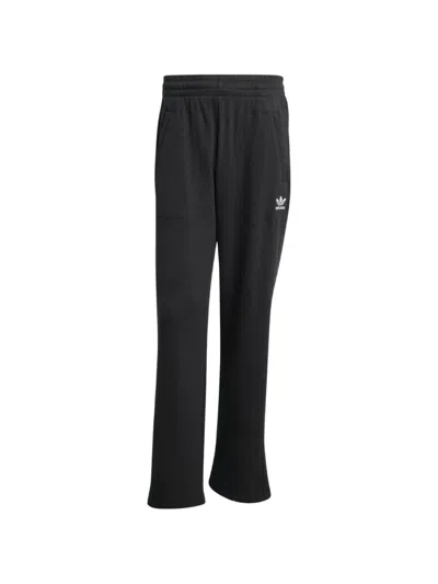 Adidas Originals Trefoil Essentials Track Pants In Black