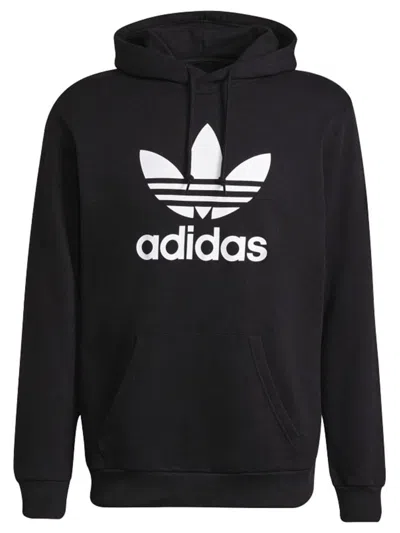 Adidas Originals Trefoil Hoodie In Black