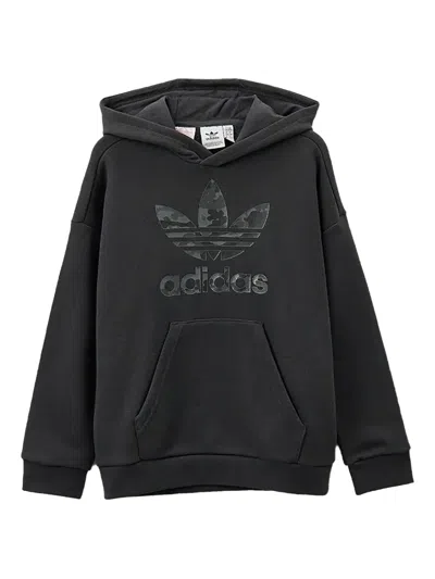 Adidas Originals Kids' Trefoil Hoodie In Black