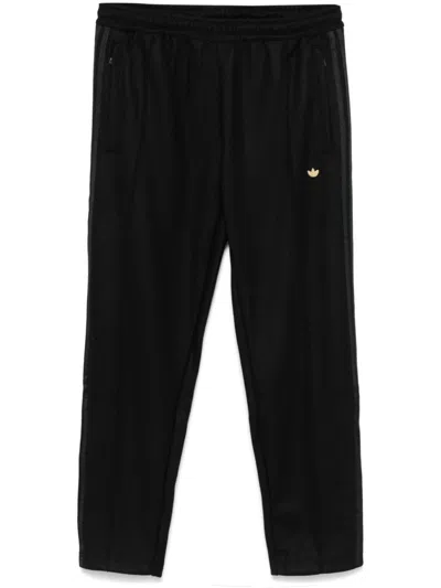 Adidas Originals Trefoil-logo Track Pants In Black