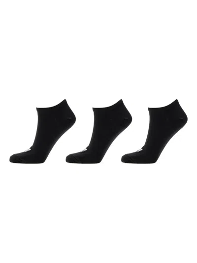 Adidas Originals Trefoil Socks (pack Of Three) In Black