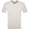 Adidas Originals Trefoil T Shirt Wonder White In Neutral