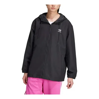 Adidas Originals Trefoil Windbreaker 'black White'