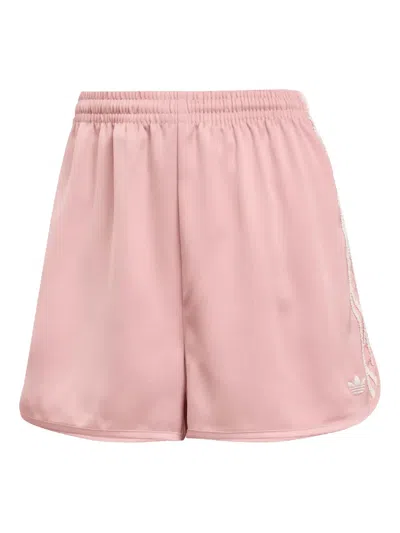 Adidas Originals Trimmed Short Shorts In Pink