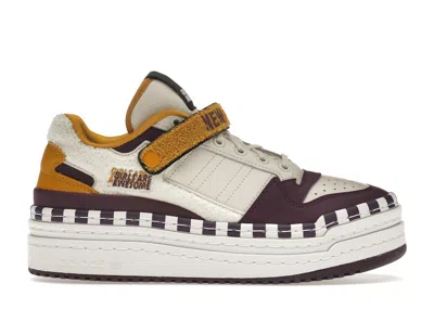 Pre-owned Adidas Originals Triple Platforum Low Girls Are Awesome (women's) Sneakers In Chalk White/purple Beauty In Multi