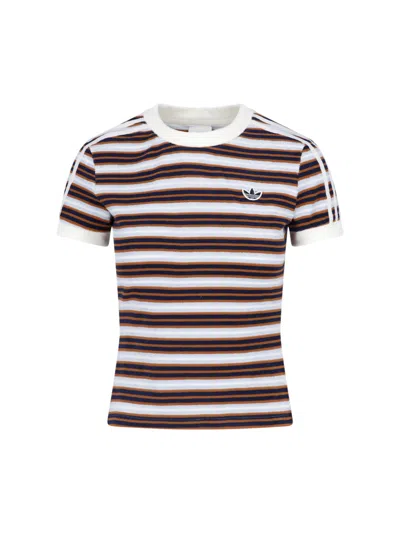 Adidas Originals T-shirt "summer Glow" In Brown
