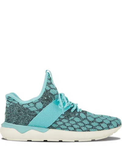 Adidas Originals Tubular Runner Prime Knit Sneakers In Blue