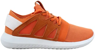 Pre-owned Adidas Originals Tubular Viral (women's) Sneakers In Easy Orange/energy Orange White In Multi