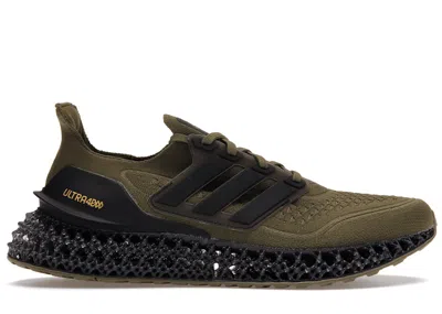 Pre-owned Adidas Originals Ultra 4dfwd Sneakers In Focus Olive/core Black/orbit Green