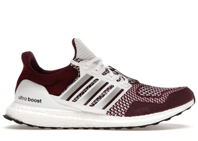 Pre-owned Adidas Originals Ultra Boost 1.0 Texas A&m Sneakers In Cloud White/silver Metallic/team Maroon