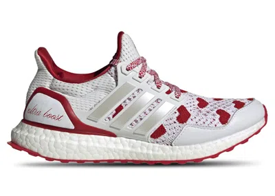 Pre-owned Adidas Originals Ultra Boost 1.0 Valentine's Day (women's) Sneakers In Cloud White/zero Metallic/better Scarelet Red