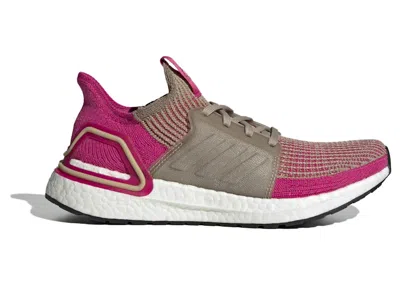 Pre-owned Adidas Originals Ultra Boost 19 Magenta (women's) Sneakers In Trace Khaki/real Magenta/shock Pink