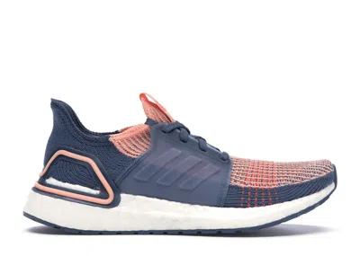 Pre-owned Adidas Originals Ultra Boost 19 (women's) Sneakers In Glow Pink/tech Ink/solar Orange In Multi