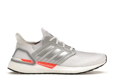 Pre-owned Adidas Originals Ultra Boost 20 Nasa (women's) Sneakers In Cloud White/silver Metallic/fresh Candy