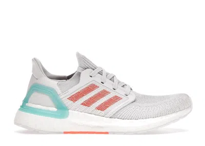 Pre-owned Adidas Originals Ultra Boost 20 (women's) Sneakers In Blue Spirit/true Orange/sharp Blue