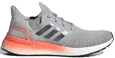 Pre-owned Adidas Originals Ultra Boost 20 (women's) Sneakers In Grey Two/night Metallic/signal Coral In Multi