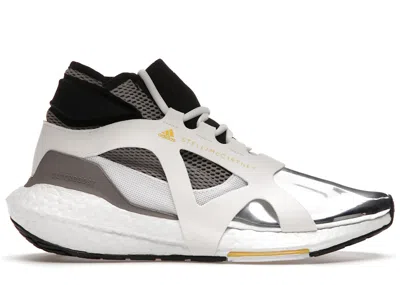 Pre-owned Adidas Originals Ultra Boost 21 Stella Mccartney (women's) Sneakers In Cloud White/silver Metallic/eqt Yellow