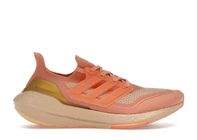 Pre-owned Adidas Originals Ultra Boost 21 (women's) Sneakers In Ambient Blush/halo Blush