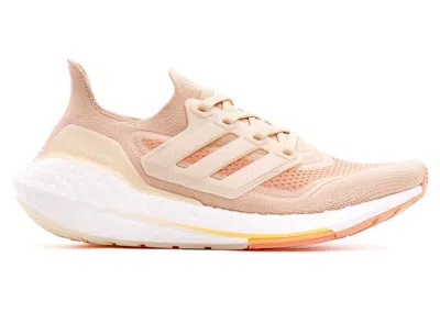Pre-owned Adidas Originals Ultra Boost 21 (women's) Sneakers In Halo Blush/wonder White/ambient Blush In Multi