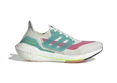 Pre-owned Adidas Originals Ultra Boost 21 (women's) Sneakers In White Tint/mint Ton/rose Tone In Multi