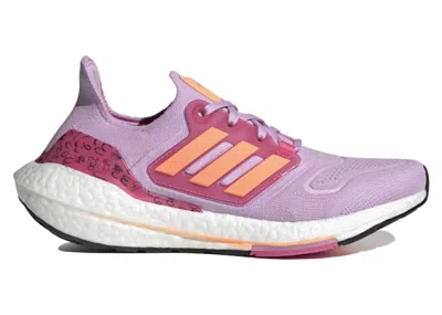 Pre-owned Adidas Originals Ultra Boost 22 Breast Cancer Awareness (women's) Sneakers In Bliss Lilac/beam Orange/pulse Magenta In Multi