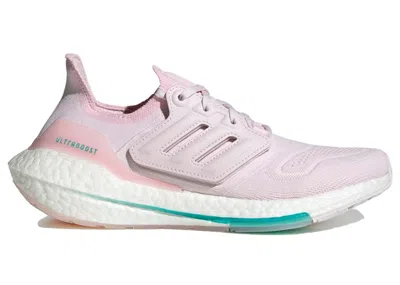 Pre-owned Adidas Originals Ultra Boost 22 Mint (women's) Sneakers In Almost Pink/orange Rush
