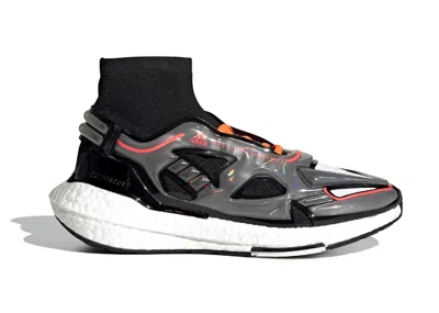 Pre-owned Adidas Originals Ultra Boost 22 Stella Mccartney (women's) Sneakers In Transl/core Black/signal Orange